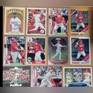 Albert Pujols Baseball Card Lot